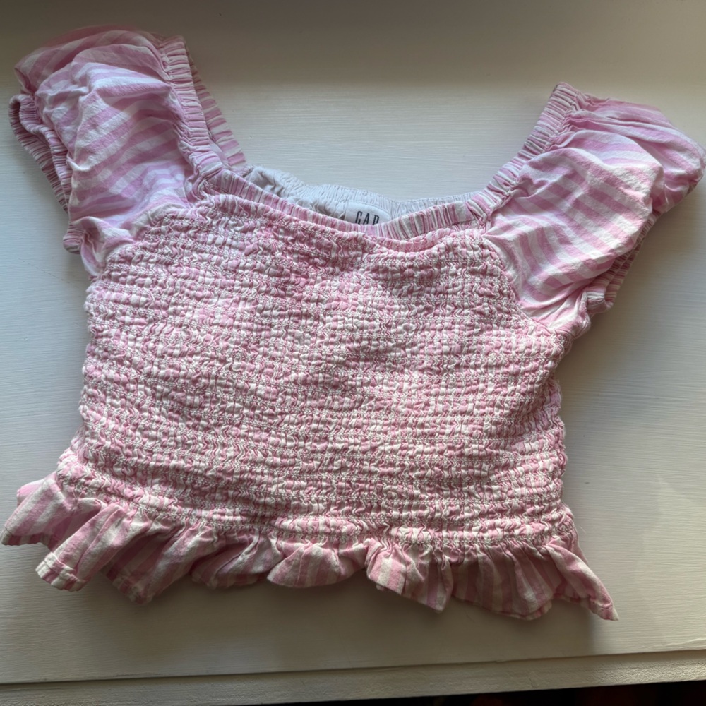 GAP Pink Striped Diaper Cover